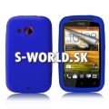 Silikónový obal HTC Desire C - Soft modrá