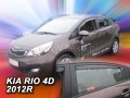 Deflektory KIA RIO 4D 2012R.-> (+ZN) SEDAN