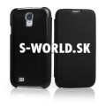 Kožený obal Samsung Galaxy S4 - Slim Wallet čierna