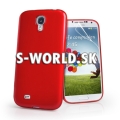 Silikónový obal Samsung Galaxy S4 - Gel červená