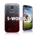 Zadný kryt Samsung Galaxy S4 - Raindrop červená
