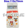 Ponožkový obal iPod Touch 4G - Angry Birds biela