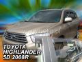 Deflektory TOYOTA HIGHLANDER 5D 2007R.->(+ZN)(verzia USA)