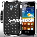 Zadný kryt Samsung Galaxy Ace 2 - Chrome Diamant čierna