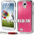 Zadný kryt Samsung Galaxy S4 - Aluminium červená