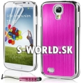 Zadný kryt Samsung Galaxy S4 - Aluminium tmavo-ružová
