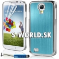 Zadný kryt Samsung Galaxy S4 - Aluminium svetlo-modrá
