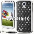 Zadný kryt Samsung Galaxy S4 - Chrome Diamant čierna