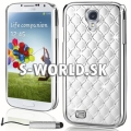 Zadný kryt Samsung Galaxy S4 - Chrome Diamant biela
