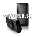 Kožený obal iPhone 4 - Belt VIP čierna
