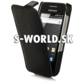 Kožený obal Samsung Galaxy Ace - Lizard čierna