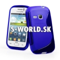 Silikónový obal Samsung Galaxy Young - TPU modrá
