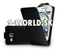 Kožený obal Samsung Galaxy Young - Flip čierna