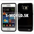 Silikónový obal Samsung Galaxy S II - Shiny čierna