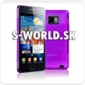 Silikónový obal Samsung Galaxy S II - TPU fialová