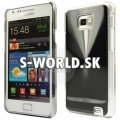 Zadný kryt Samsung Galaxy S II - Aluminium čierna