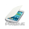 Kožený obal Samsung Galaxy S3 Mini - Flip Cover TM biela