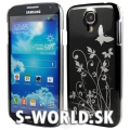 Zadný kryt Samsung Galaxy S4 - Butterfly čierna