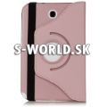 Kožený obal Samsung Galaxy Note 8.0 N5100 - Rotate svetlo-ružová