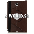 Kožený obal Samsung Galaxy Note 8.0 N5100 - Rotate hnedá