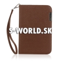 Kožený obal Samsung Galaxy Note 8.0 N5100 - Wallet Strap hnedá