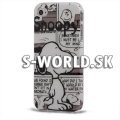 Zadný kryt iPhone 4 - Snoopy
