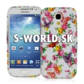 Silikónový obal Samsung Galaxy S4 Mini - Spring Floral biela