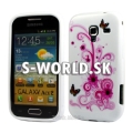 Silikónový obal Samsung Galaxy Ace 2 - Swirl ružová