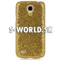 Zadný kryt Samsung Galaxy S4 Mini - Glitter zlatá
