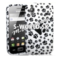Silikónový obal Samsung Galaxy Ace - Dog Paw čierna
