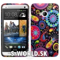 Silikónový obal HTC One M7 - Jellyfish čierna