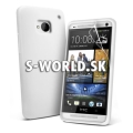 Silikónový obal HTC One M7- Soft biela