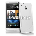 Silikónový obal HTC One Mini M4 - TPU biela