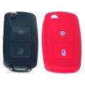 Silikónový obal pre kľúč Škoda/VW/Seat červený