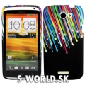 Silikónový obal HTC One X - Meteor čierna