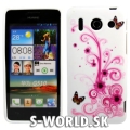 Silikónový obal Huawei Ascend G510 - Swirl ružová