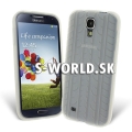 Silikónový obal Samsung Galaxy S4 - Tire priesvitná