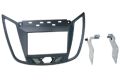 Plastový rámik autorádia Ford C-max (10->) - 2DIN šedá
