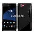Silikónový obal Sony Xperia Z1 Compact - TPU čierna