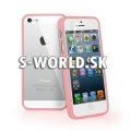 Zadný kryt iPhone 5 - Frame svetlo-ružová