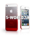 Zadný kryt iPhone 5 - Raindrop červená