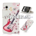 Kožený obal Samsung Galaxy Ace - Guitar Wallet