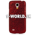 Zadný kryt Samsung Galaxy S4 Mini - Glitter červená