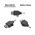 Nabíjací adaptér z Mini USB na Nokiu 2mm