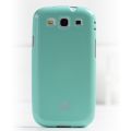 Silikónový obal Samsung Galaxy S3 - Jelly Glittery - mentolová