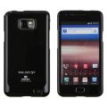 Silikónový obal Samsung Galaxy S II - Jelly Glittery - čierna