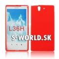 Silikónový obal Sony Xperia Z - Jelly červená