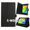 Kožený obal Asus Google Nexus 7 2GEN - Book čierna