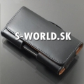 Kožený obal iPhone 5 - Belt čierna