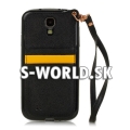 Silikónový obal Samsung Galaxy S4 - Strap čierna